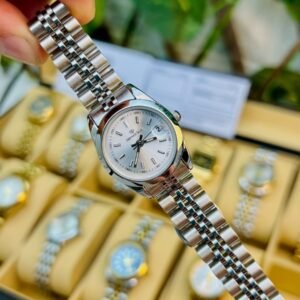 Blue Diamond Silver Watch