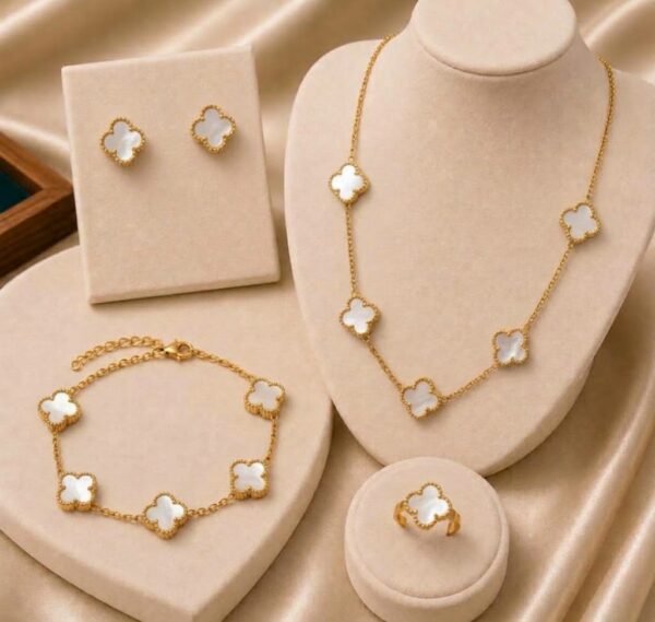 Clover Trendy Set — Stainless Steel Jewellery