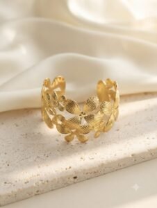 Sunflower Handcuff Bangle product photo 4 | Glossy.pk Pakistan