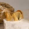 Sunflower Handcuff Bangle product photo 3 | Glossy.pk Pakistan